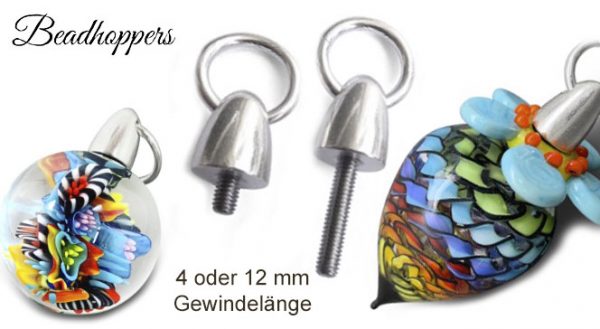 Beadhänger mit 2.5mm Gewinde – Bild 2